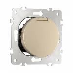 Розетка с заземлением, шторками и защитной крышкой, 16A 250V 202.41-1.shampan