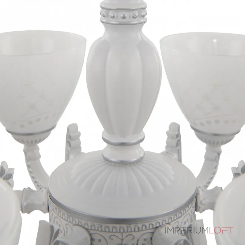 Подвесная люстра Arte Milano AM343837 343837/6 WT+SL Подвесная люстра Arte Milano AM343837 343837/6 WT+SL