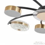Потолочная люстра Arte Milano Ferrara-72069 279169/4+4 BK/GD