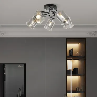 Люстра Arte Milano AMALFI-323219 323219/5 CR+BK от ImperiumLoft
