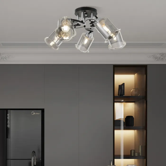 Люстра Arte Milano AMALFI-323219 323219/5 CR+BK от ImperiumLoft