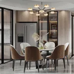 Люстра на штанге Arte Milano Ferrara-72079 272079/8 BK/GD