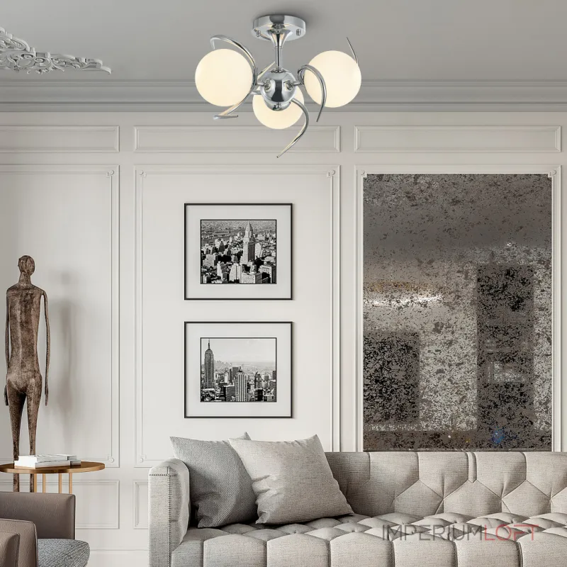 Потолочная люстра Arte Milano Neapolis-71007 271007/3C Ni Потолочная люстра Arte Milano Neapolis-71007 271007/3C Ni
