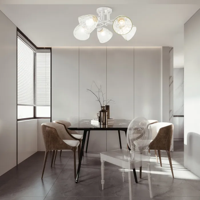 Люстра потолочная Arte Milano Napoli-6820 338756/5 WT+SL от ImperiumLoft