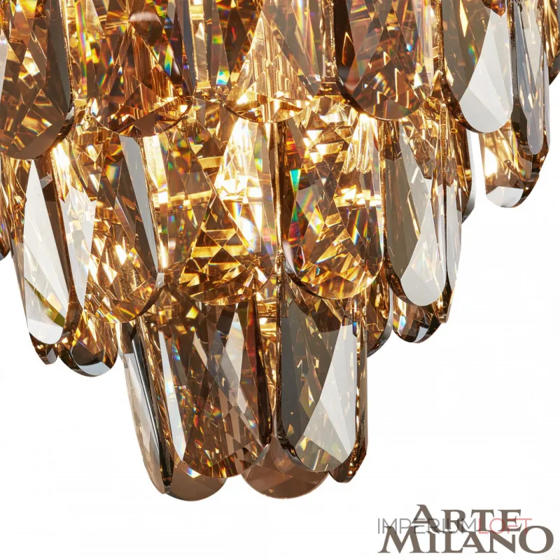 Подвесная люстра Arte Milano AM-33608B 33608B.D750.H530.E14.18 G