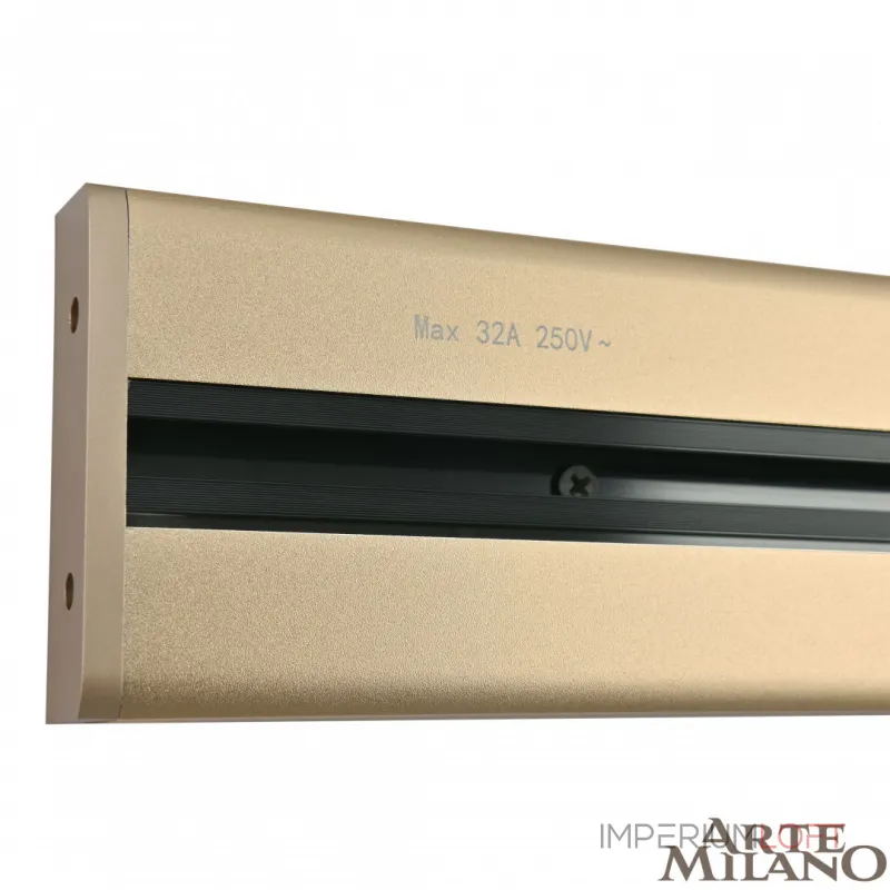 Накладной шинопровод с выключателем, 25A 250V 385205TOB/50 Gold
