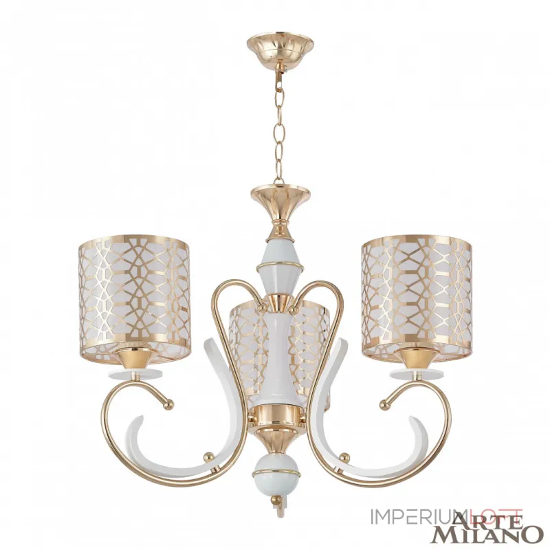 Подвесная люстра Arte Milano Florentia-1237 301237/3 Wh/Gd