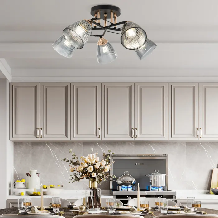 Люстра Arte Milano AMALFI-322610 322610/5 BK+FG от ImperiumLoft