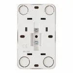 Розетка двойная с заземлением, 16A 250V 310.40-2.white