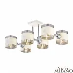 Потолочная люстра Arte Milano AMALFI-329809 329809/6 WH+CR