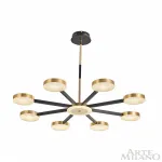 Люстра на штанге Arte Milano Ferrara-72079 272079/8 BK/GD
