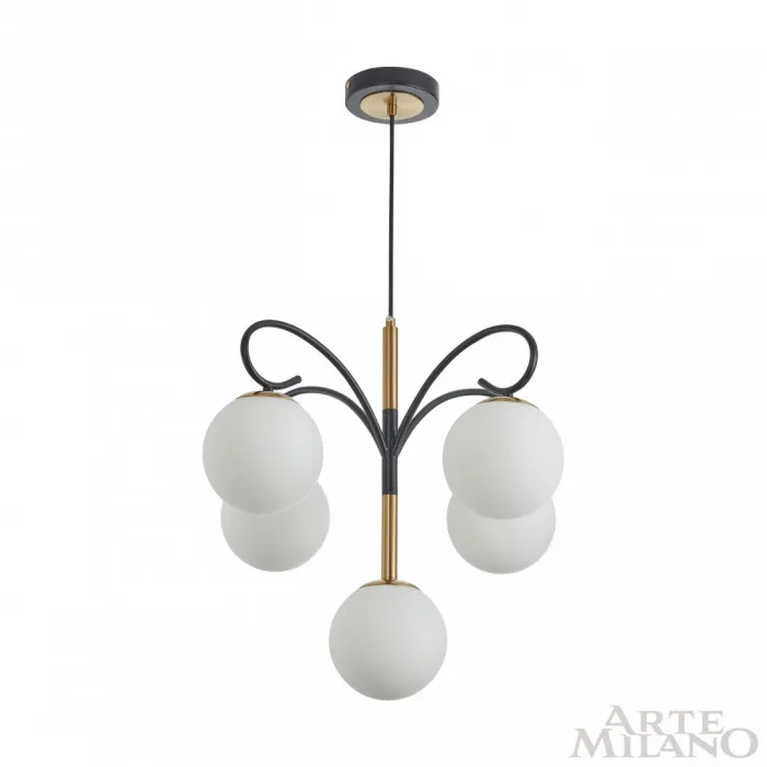 Люстра Arte Milano Neapolis-73808 273808/4+1 BK/GD от ImperiumLoft