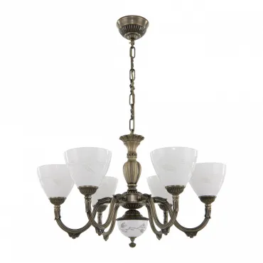 Подвесная люстра Arte Milano AM343837 347837/6 AB Подвесная люстра Arte Milano AM343837 347837/6 AB