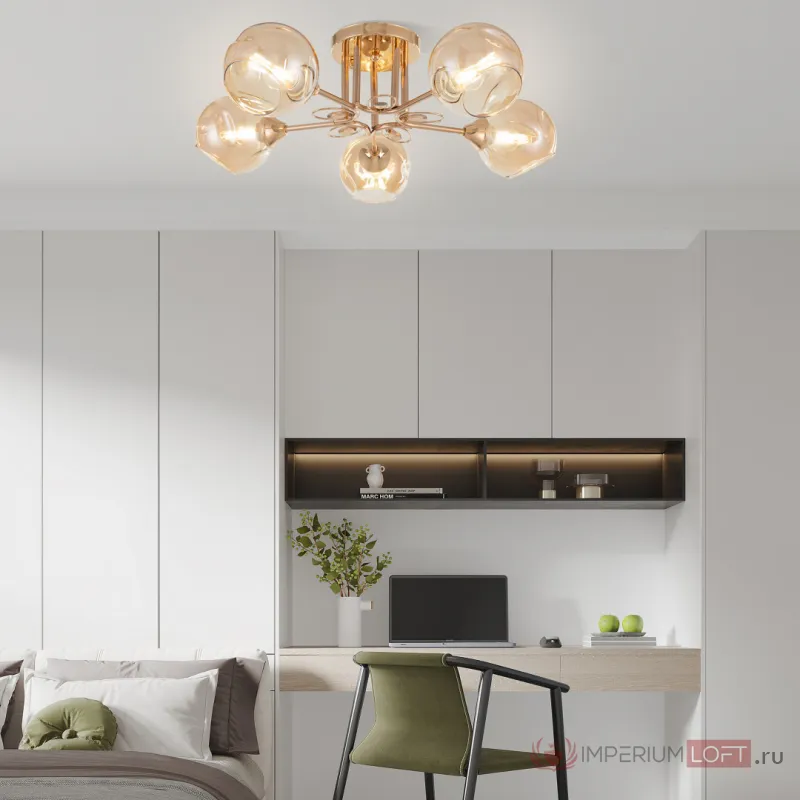 Люстра Arte Milano AMALFI-327206 327206/5 FG от ImperiumLoft