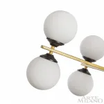 Люстра на штанге Arte Milano Neapolis-71580 271580/8 BK/GD