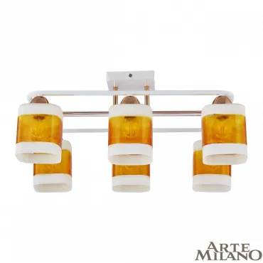 Люстра Arte Milano AMALFI-322008 322008/6 WH+FG