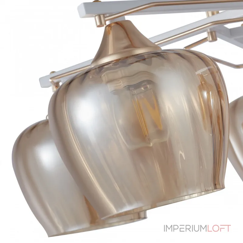 Потолочная люстра Arte Milano AMALFI-329508 329508/5 WH+FG