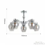 Потолочная люстра Arte Milano Neapolis-73307 273307/5 Ni