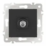 Розетка спутниковая, SAT TV 203.42-1.black