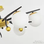 Потолочная люстра Arte Milano Neapolis-73408 273408/6 BK/GD
