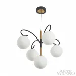 Люстра Arte Milano Neapolis-73808 273808/4+1 BK/GD от ImperiumLoft