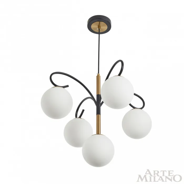 Люстра Arte Milano Neapolis-73808 273808/4+1 BK/GD от ImperiumLoft