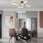 Потолочная люстра Arte Milano Ferrara-72069 279169/4+4 BK/GD