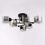 Потолочная люстра Arte Milano AMALFI-324308 324308/6 BK+FG