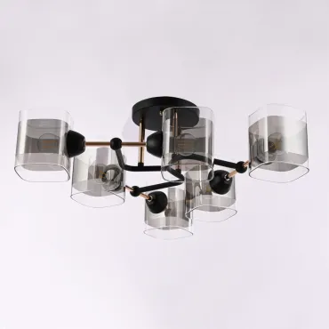 Люстра Arte Milano AMALFI-324308 324308/6 BK+FG