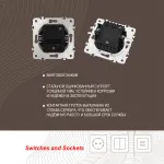Выключатель круглый одноклавишный с рамкой Arte Milano SET08-1-30-1 white