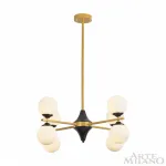 Люстра на штанге Arte Milano Neapolis-71580 271580/8 BK/GD