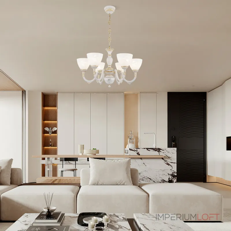 Подвесная люстра Arte Milano AM341837 341837/6 WT+G