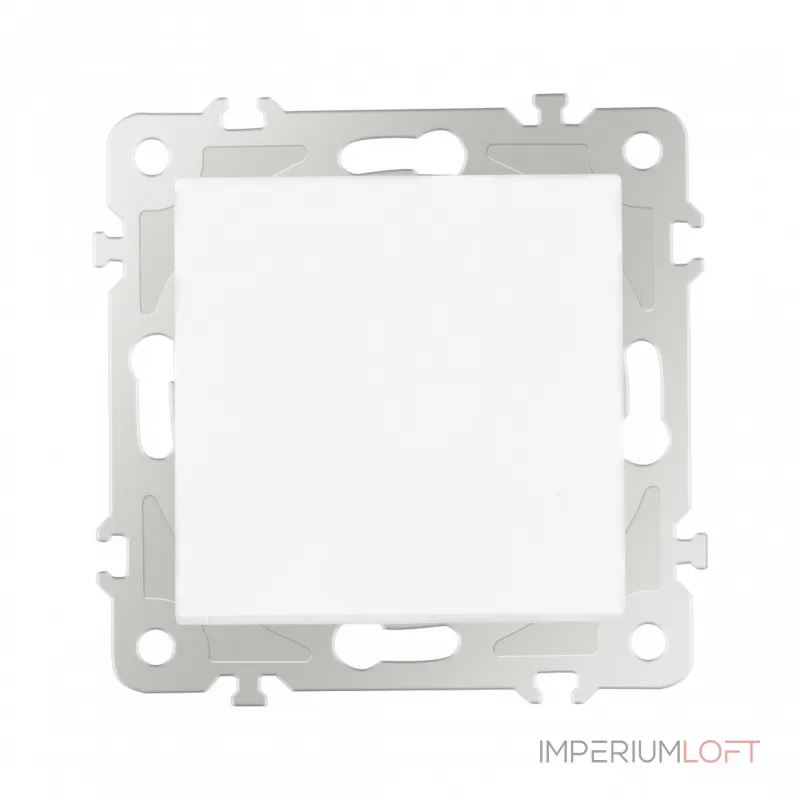 Выключатель одноклавишный, 10AX 250V 206.30-1.white