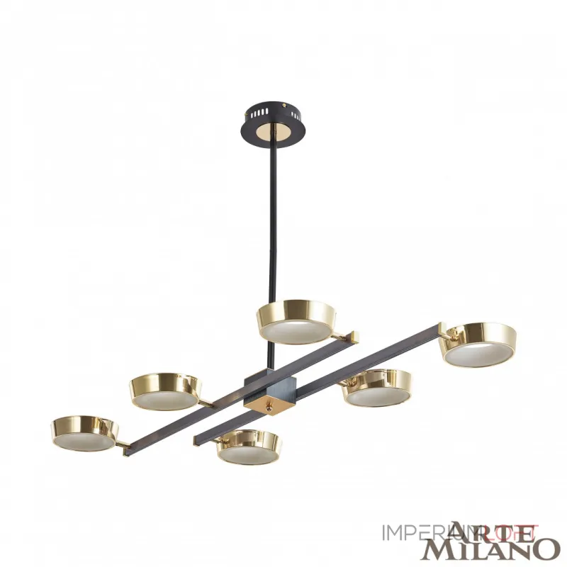 Люстра на штанге Arte Milano Ferrara-71279 271279/6L NI/GD