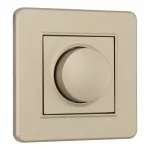 Комплект - диммер 500W с рамкой однопостовой Arte Milano SET16-1-48-1 shampan