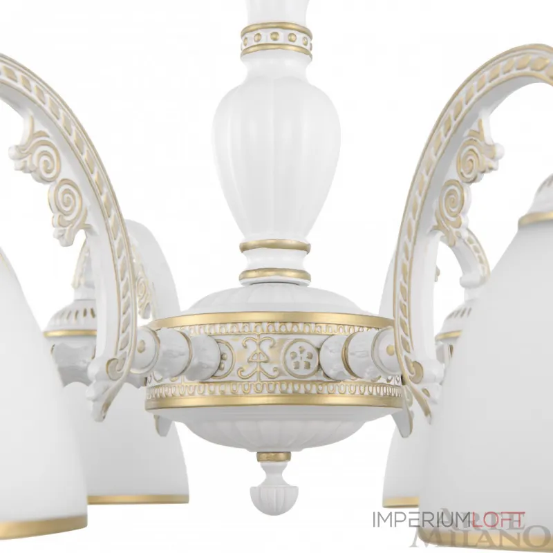 Подвесная люстра Arte Milano AM340837 340837/6 WT+G Подвесная люстра Arte Milano AM340837 340837/6 WT+G