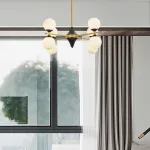 Люстра на штанге Arte Milano Neapolis-71580 271580/8 BK/GD
