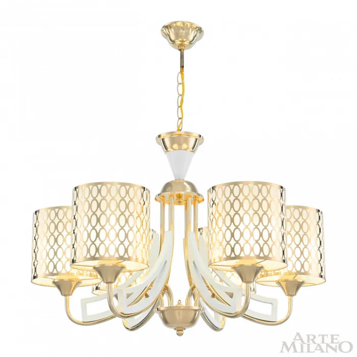 Люстра подвесная Arte Milano Florentia-3387 303387/6 Wh/Gd от ImperiumLoft