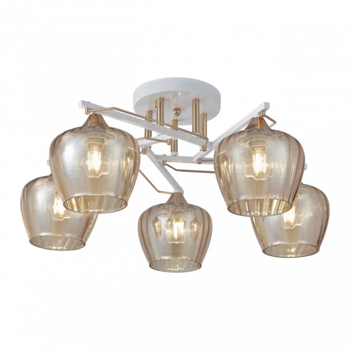 Люстра Arte Milano AMALFI-329508 329508/5 WH+FG от ImperiumLoft