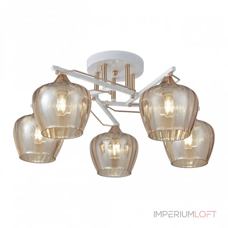 Потолочная люстра Arte Milano AMALFI-329508 329508/5 WH+FG