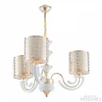 Подвесная люстра Arte Milano Florentia-8857 308857/3 Wh/Gd Подвесная люстра Arte Milano Florentia-8857 308857/3 Wh/Gd