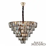 Подвесная люстра Arte Milano AM-33608B 33608B.D750.H530.E14.18 G