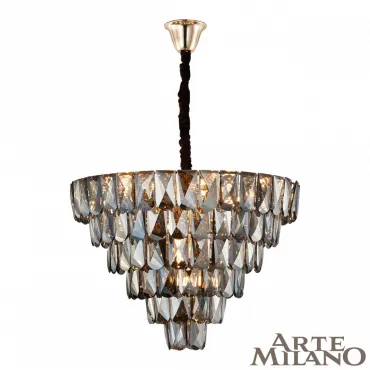Подвесная люстра Arte Milano AM-33608B 33608B.D750.H530.E14.18 G Подвесная люстра Arte Milano AM-33608B 33608B.D750.H530.E14.18 G
