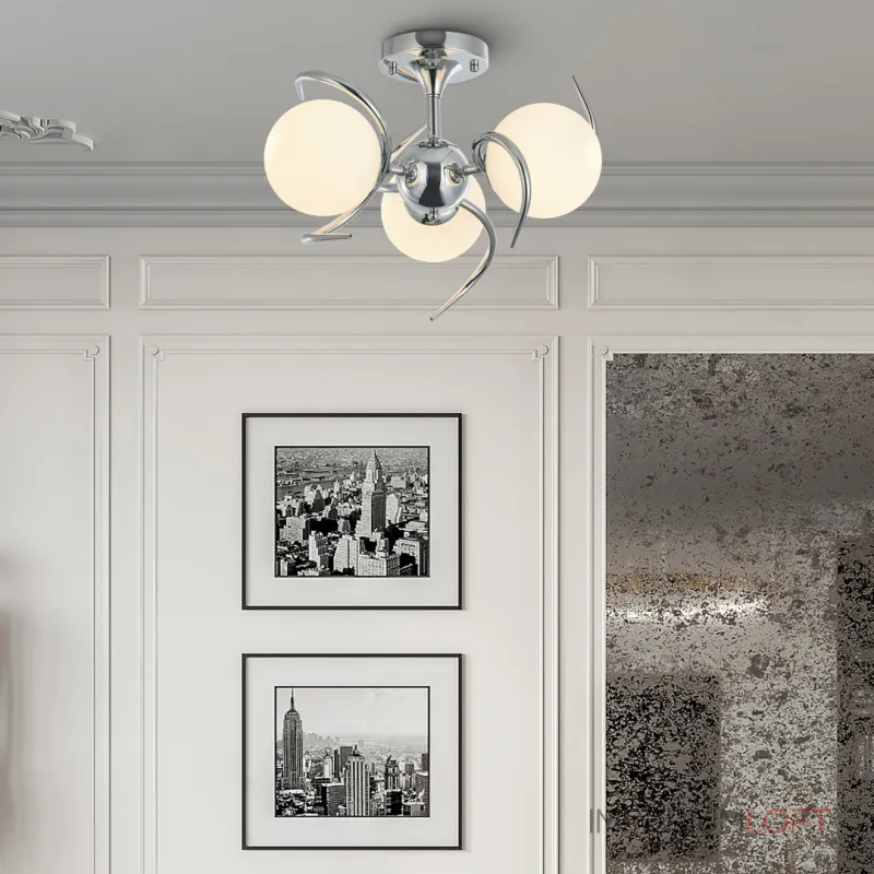 Потолочная люстра Arte Milano Neapolis-71007 271007/3C Ni Потолочная люстра Arte Milano Neapolis-71007 271007/3C Ni