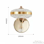 Бра светодиодный Arte Milano Ferrara-72069 273059/1B GD