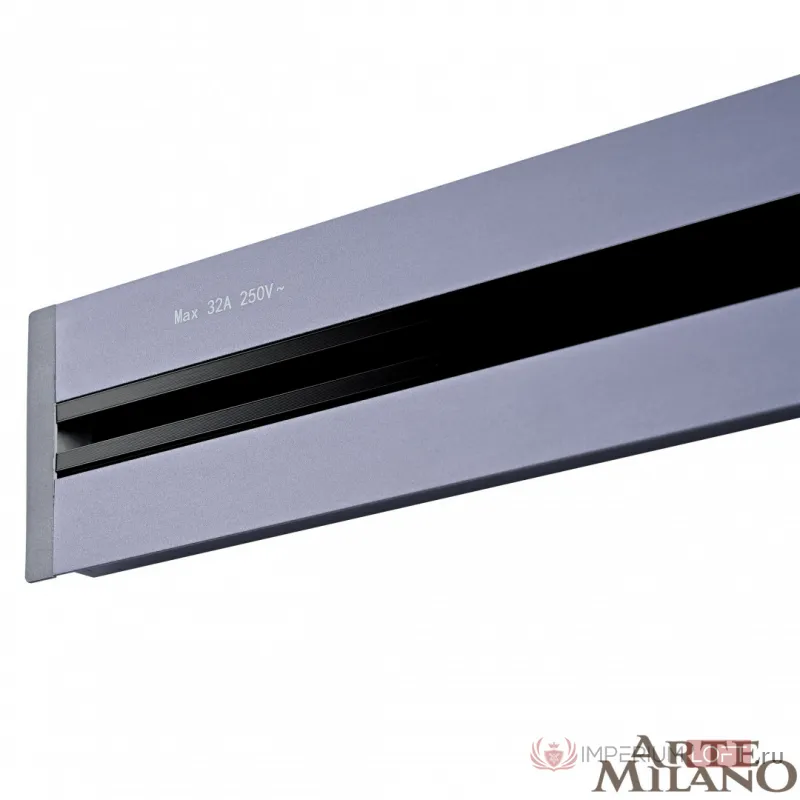 Встраиваемый шинопровод с выключателем, 25A 250V 385201TBB/100 Grey от ImperiumLoft