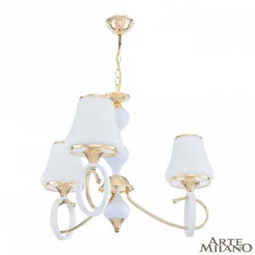 Люстра подвесная Arte Milano Florentia-2387 302387/3 Wh/Gd