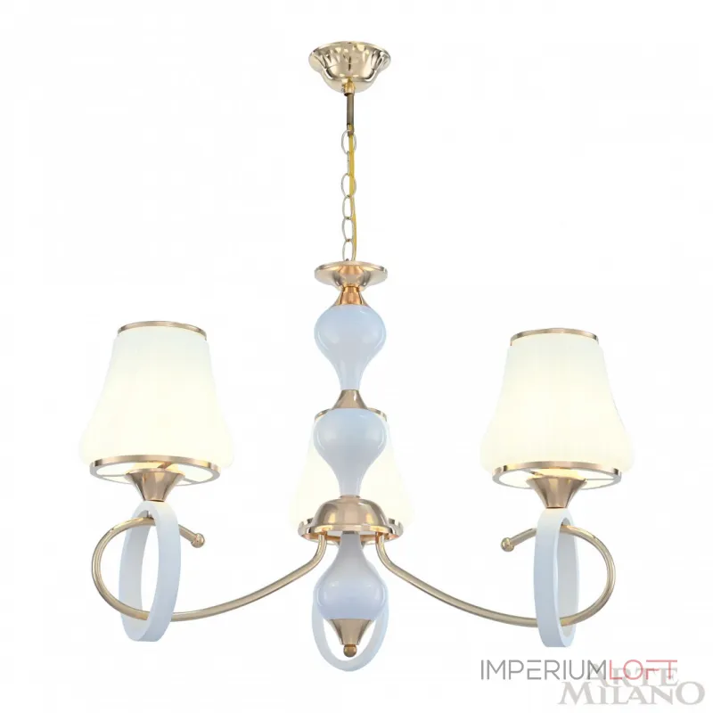 Подвесная люстра Arte Milano Florentia-2387 302387/3 Wh/Gd