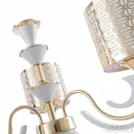 Подвесная люстра Arte Milano Florentia-8857 308857/3 Wh/Gd Подвесная люстра Arte Milano Florentia-8857 308857/3 Wh/Gd