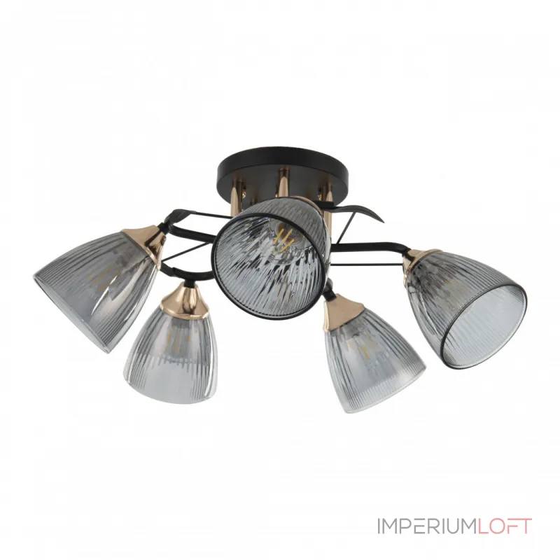 Потолочная люстра Arte Milano AMALFI-322610 322610/5 BK+FG